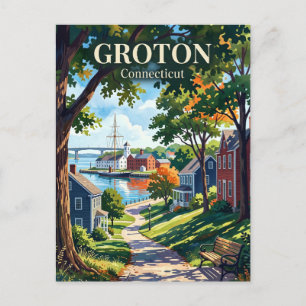 Groton, Connecticut, USA USA Postcard