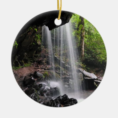 Grotto Falls Smoky Mountain Natl Park Ornament