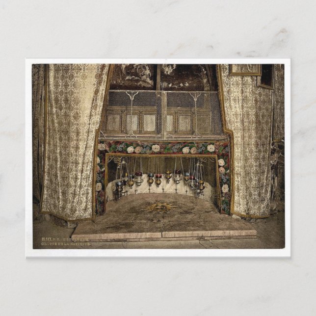 Grotto of the Nativity, Bethlehem, Holy Land, (i.e Postcard (Front)
