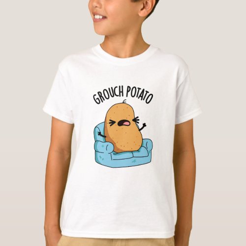 Grouch Potato Funny Veggie Puns  T_Shirt