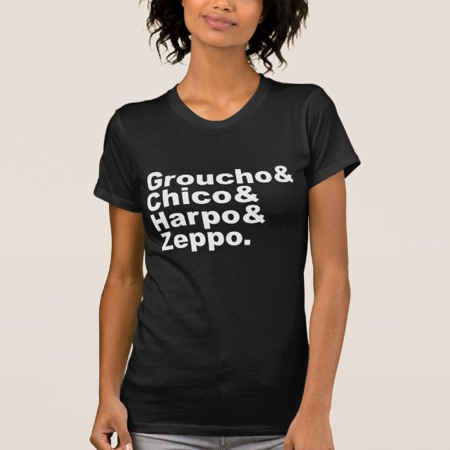 Groucho & Chico & Harpo & Zeppo T-Shirt (Front)