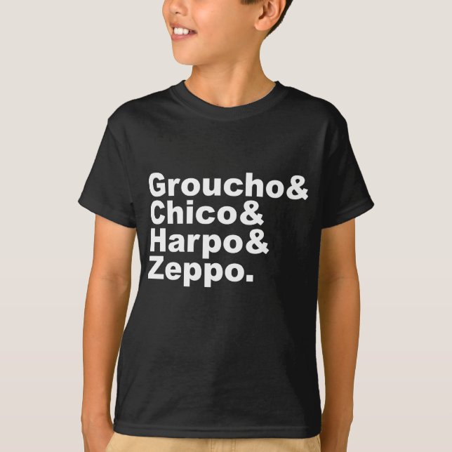 Groucho & Chico & Harpo & Zeppo T-Shirt (Front)
