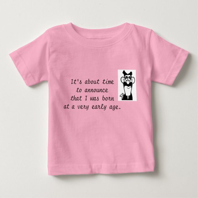 Groucho Marx Baby Quote Infant Creeper (Front)