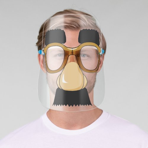 Groucho Marx Funny Face Shield