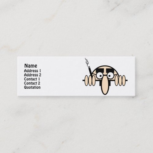 Groucho was here business card template