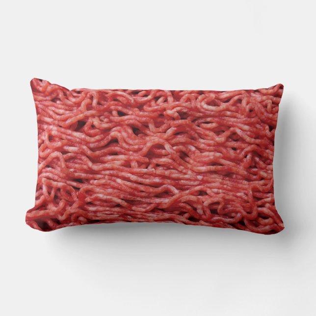 GROUND BEEF LUMBAR PILLOW (Front)