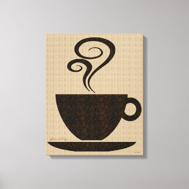 Ground Cup art on canvas Print (Front)