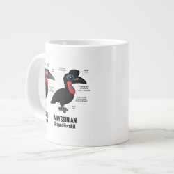 Compare Southern and Abyssinian Ground Hornbills Jumbo Mug