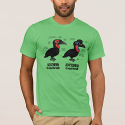 Compare Southern and Abyssinian Ground Hornbills Men's Basic American Apparel T-Shirt