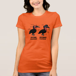 Compare Southern and Abyssinian Ground Hornbills Women's Bella Jersey T-Shirt