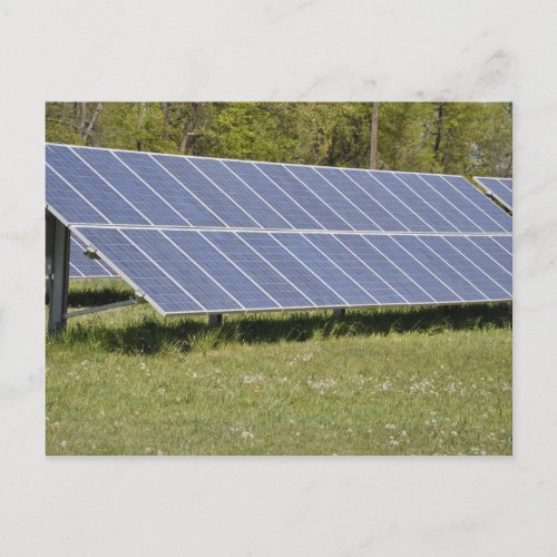 ground mounted solar panels postcard