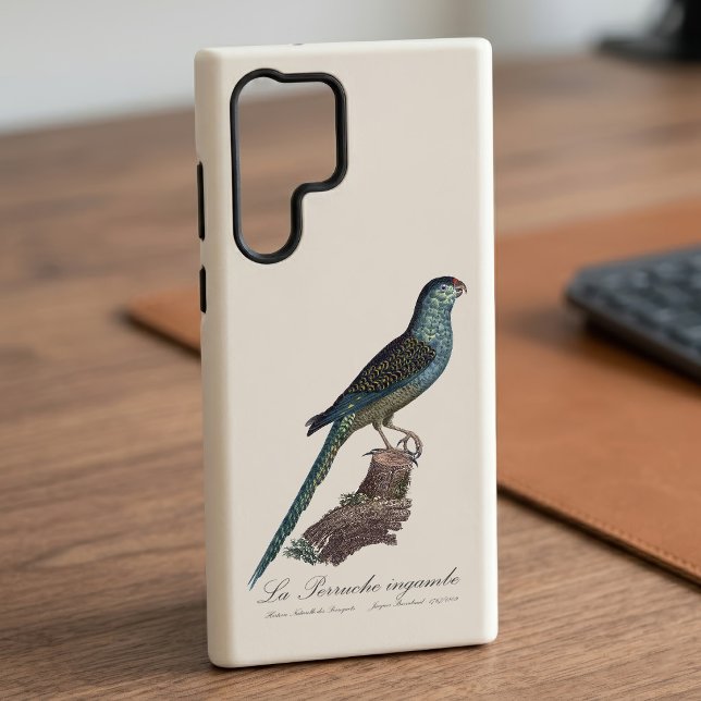 Ground Parrot or Swamp Parrot, Pezoporus Wallicus Samsung Galaxy Case (Ground Parrot or Swamp Parrot, Pezoporus Wallicus. Case)