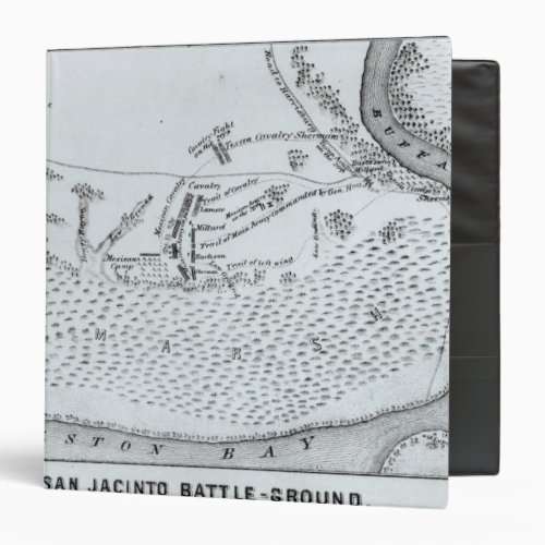 Ground Plan of the Battle of San Jacinto Binder