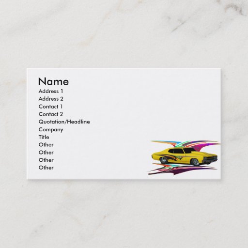 Customizable Ground pounder business card template