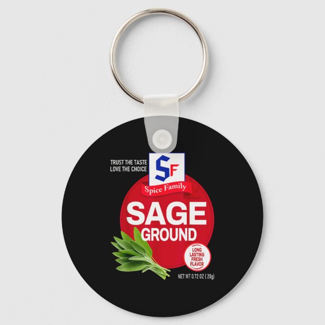 Ground Sage Halloween Sce Costume Group Matching  Keychain (Front)