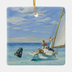 Ground Swell Ceramic Ornament