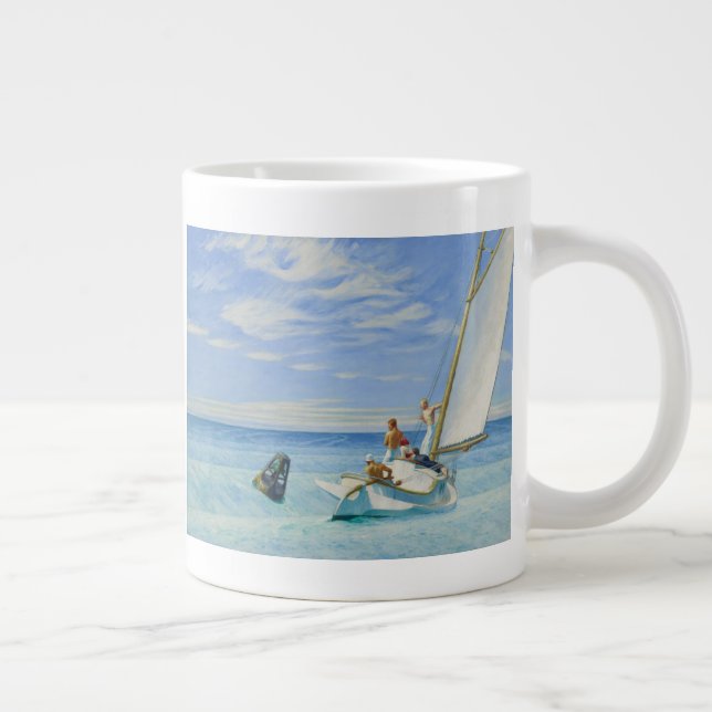 Ground Swell Large Coffee Mug (Right)