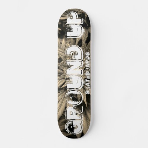 GROUND UP SEPIA Skateboard Deck