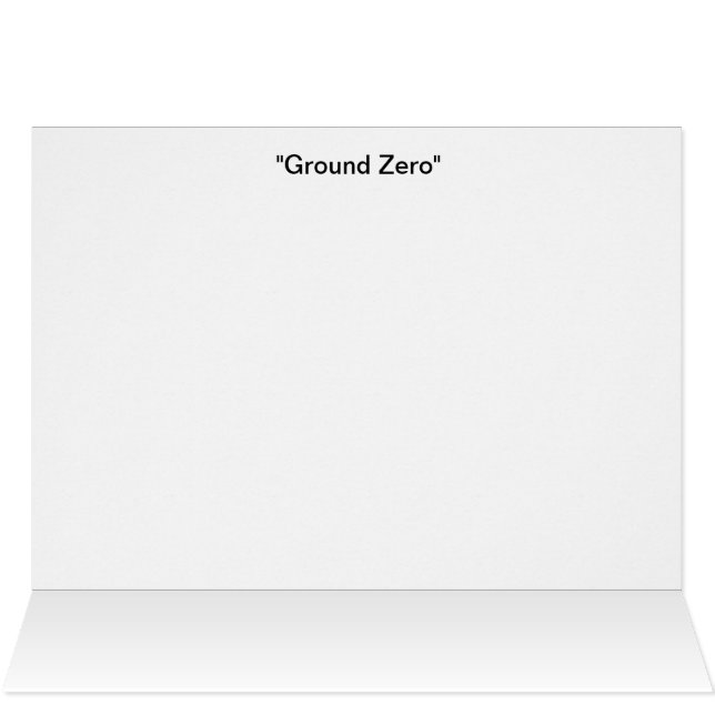 Ground Zero Cards (Inside Horizontal (Top))