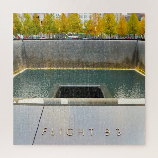 Ground Zero Water Feature New York Jigsaw Puzzle (Vertical)
