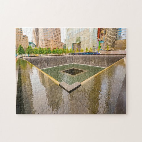 Ground Zero Water Feature New York Jigsaw Puzzle