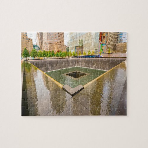 Ground Zero Water Feature New York Jigsaw Puzzle