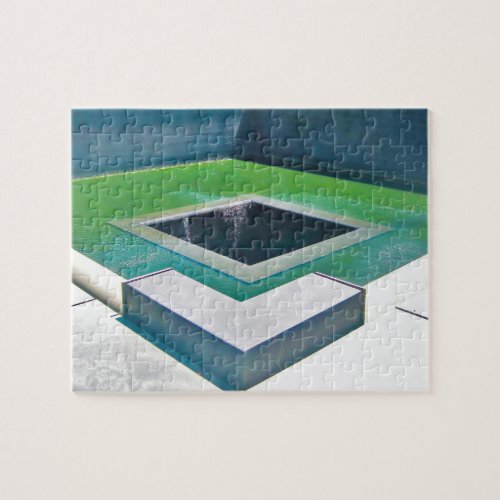 Ground Zero Water Feature New York Jigsaw Puzzle