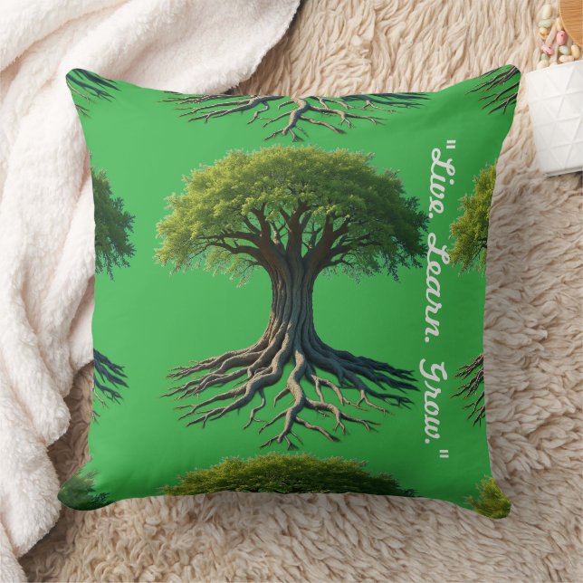 "Grounded In Light" Throw Pillow (Blanket)