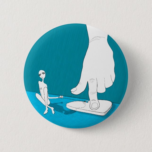 grounded pinback button (Front)