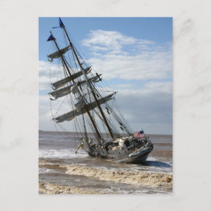 Grounded Ship Postcard