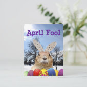 Groundhog April Fool Day Postcard (Standing Front)