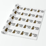 Groundhog controls weather, you control my heart wrapping paper