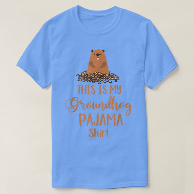 Groundhog Costume My Favorite Holiday Boys Girls W T-Shirt (Design Front)