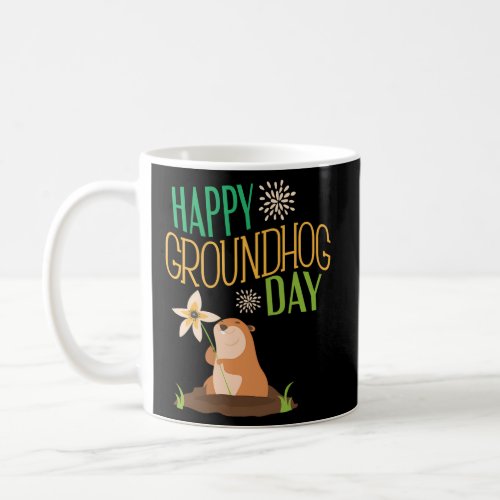 Groundhog Day 2021 Happy Ground Hog Coffee Mug
