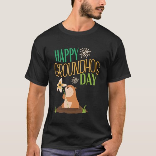 Groundhog Day 2021 Happy Ground Hog T_Shirt