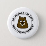 Groundhog Day 2024 Button