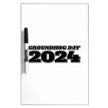 Groundhog Day 2024 Dry Erase Board