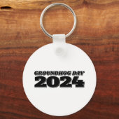 Groundhog Day 2024 Keychain (Front)