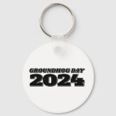 Groundhog Day 2024 Keychain (Back)