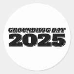 Groundhog Day 2025 Classic Round Sticker