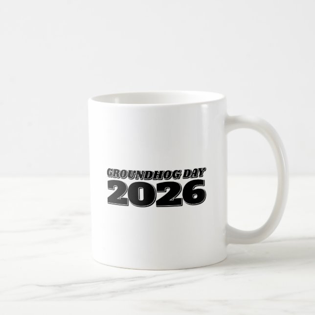 Groundhog Day 2026 Coffee Mug (Right)