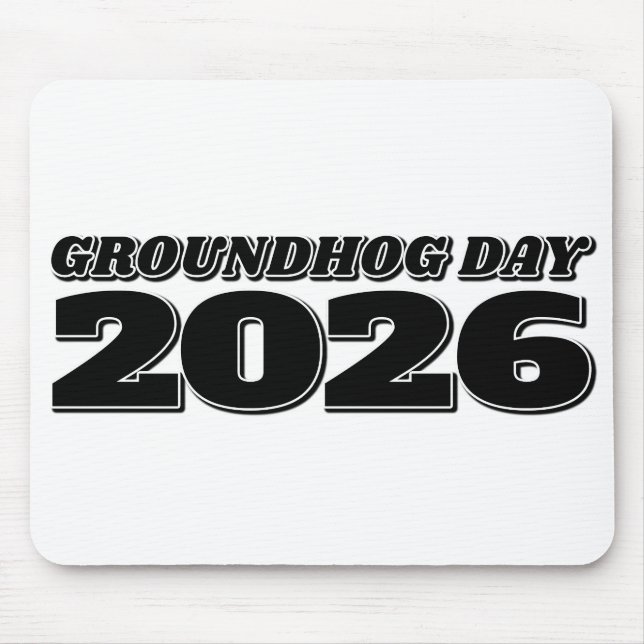 Groundhog Day 2026 Mouse Pad (Front)