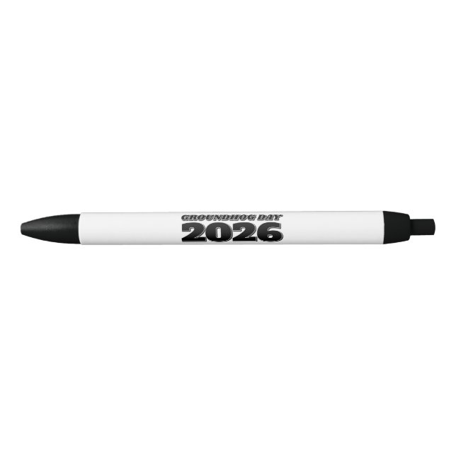 Groundhog Day 2026 Pen (Front)