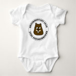 Groundhog Day 2026 with Groundhog face Baby Bodysuit