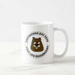 Groundhog Day 2026 with Groundhog face Coffee Mug