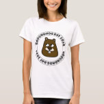 Groundhog Day 2026 with Groundhog face T-Shirt