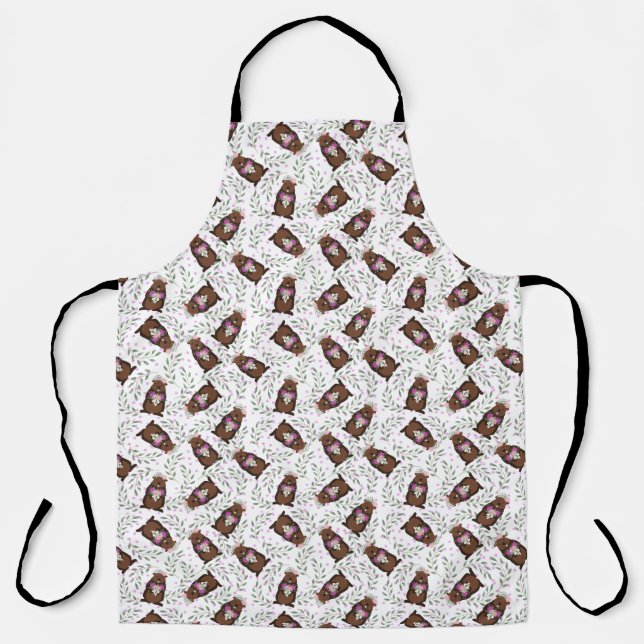 Groundhog Day Apron (Front)