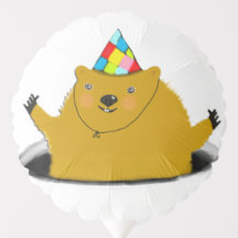 Groundhog Day Birthday Balloon