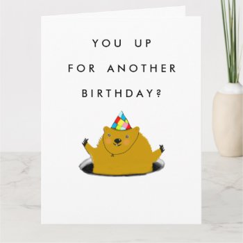 Groundhog Day Birthday Card by surpriseshop at Zazzle