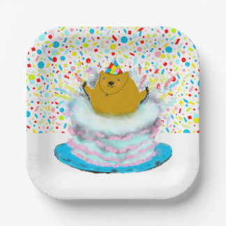 Groundhog Day Birthday Party Paper Plates